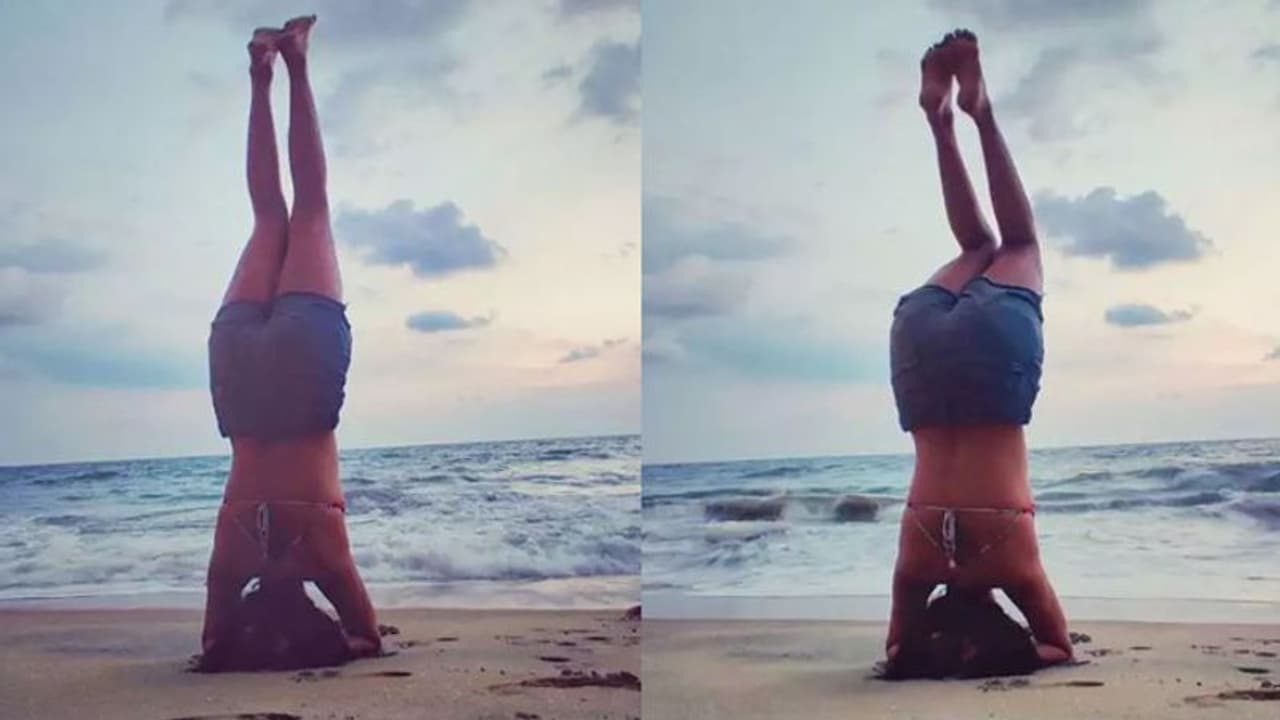 ശീര്ഷാസനം ചെയ്യുന്ന ചിത്രങ്ങള് ഇന്സ്റ്റഗ്രാമിലിട്ട് നടി അമല പോള് ശീര്ഷാസനം ചെയ്യുന്ന ചിത്രങ്ങള് ഇന്സ്റ്റഗ്രാമിലിട്ട് നടി അമല പോള്