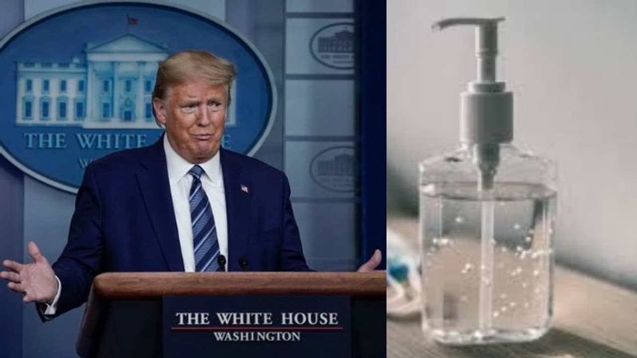 കൊവിഡിന് അണുനാശിനി ബെസ്റ്റെന്ന് ട്രംപ്; ലൈസോളും ബ്ലീച്ചും കുടിച്ച് 30 പേര് കൊവിഡിന് അണുനാശിനി ബെസ്റ്റെന്ന് ട്രംപ്; ലൈസോളും ബ്ലീച്ചും കുടിച്ച് 30 പേര്