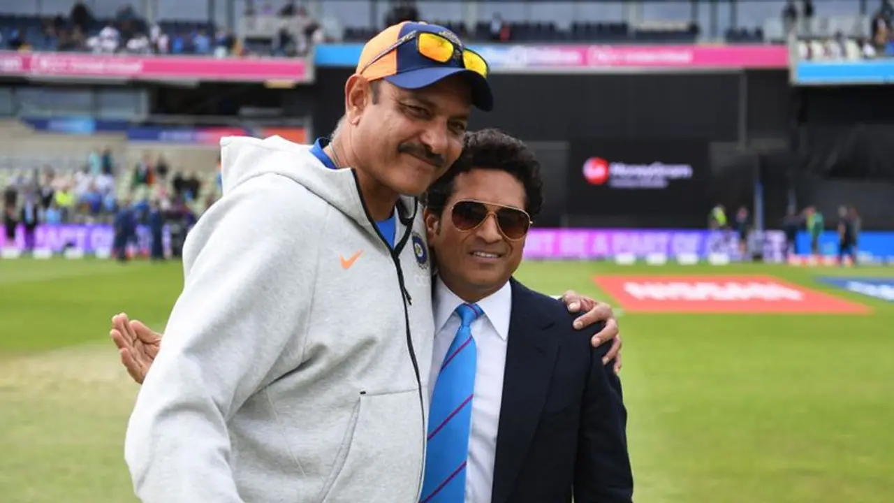 T20 World Cup 2024: Sachin Tendulkar, Ravi Shastri channelise Yankees vibes at NY fan park (WATCH) T20 World Cup 2024: Sachin Tendulkar, Ravi Shastri channelise Yankees vibes at NY fan park (WATCH)