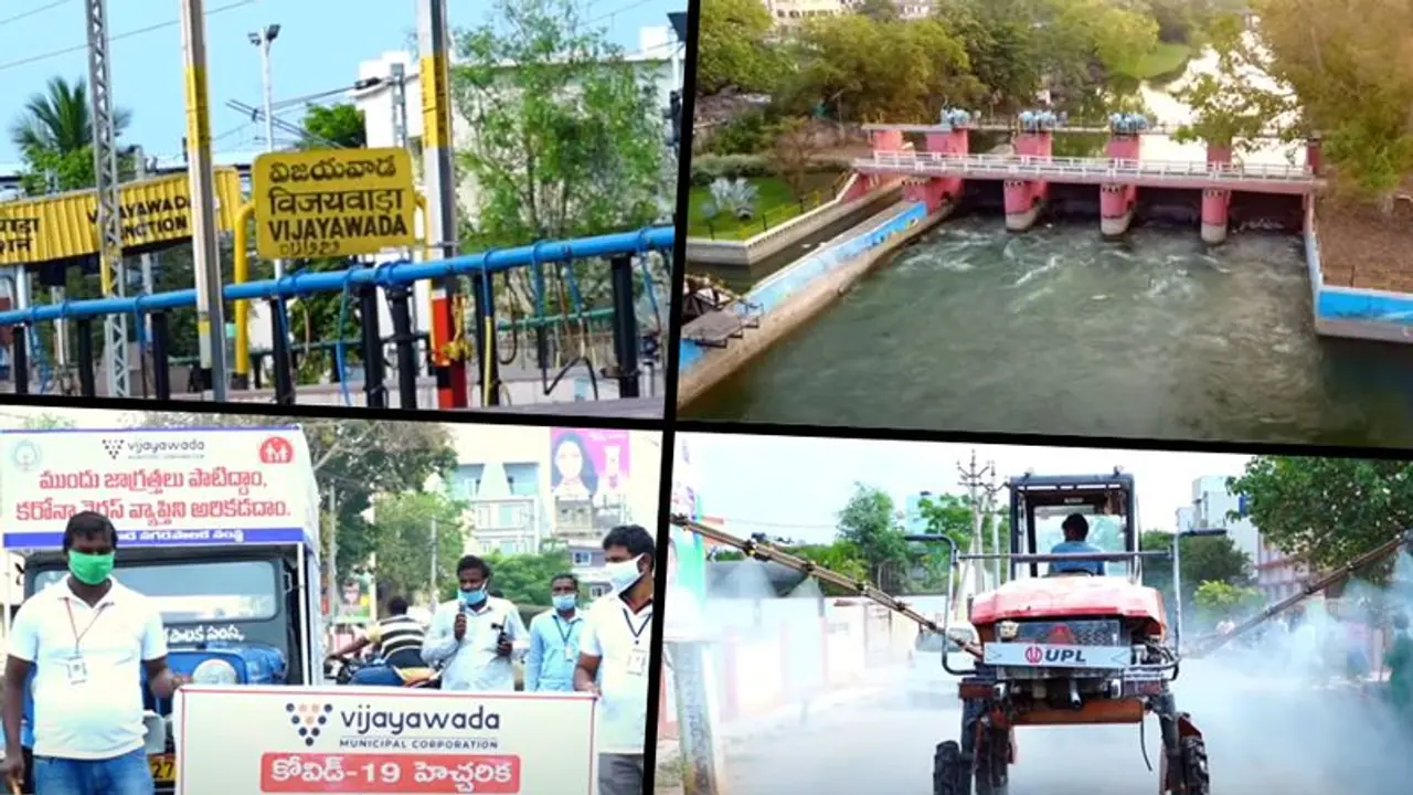 Watch video shot by startup company of Vijayawada during coronavirus lockdown