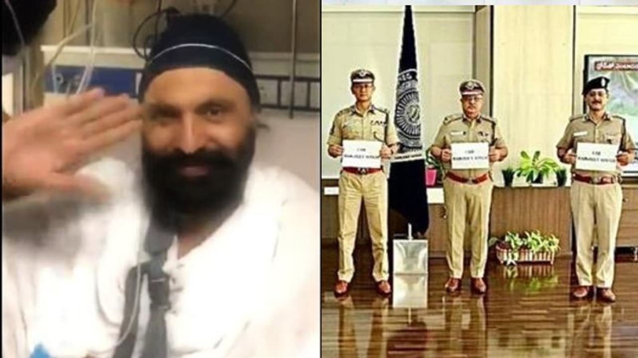 কাটা পড়া হাতে ফের নড়ছে আঙুল, লকডাউন হিরো হরজিৎ সিং কে অভিনব সেলাম অন্ধ্র পুলিশের