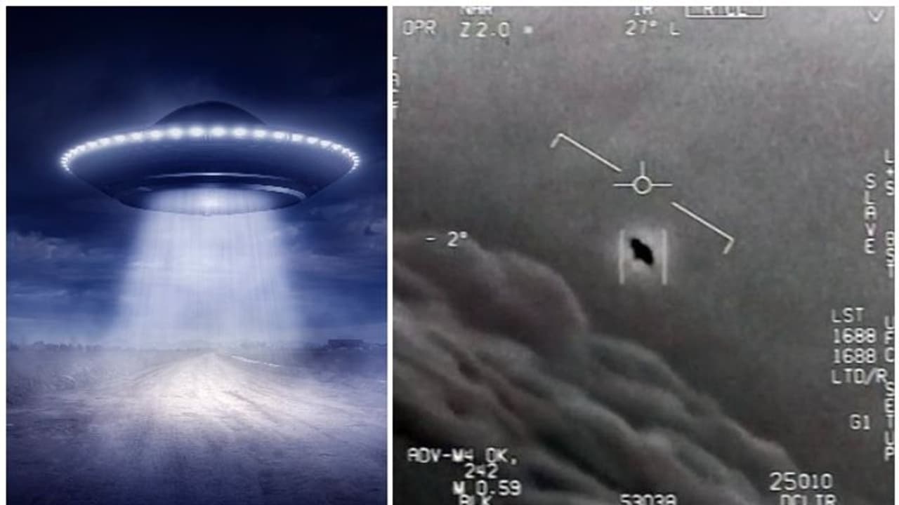 പറക്കും തളികയുടെ നേവി പൈലറ്റുകൾ പകർത്തിയ വീഡിയോകൾ 'ഔദ്യോഗികമായി' പുറത്തുവിട്ട് പെന്റഗൺ പറക്കും തളികയുടെ നേവി പൈലറ്റുകൾ പകർത്തിയ വീഡിയോകൾ 'ഔദ്യോഗികമായി' പുറത്തുവിട്ട് പെന്റഗൺ