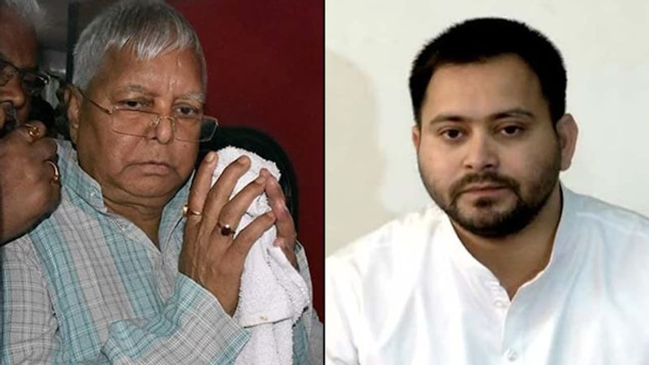 Coronavirus: Lalu Prasad Yadav at risk of contracting COVID 19, says son Tejashwi Yadav Coronavirus: Lalu Prasad Yadav at risk of contracting COVID 19, says son Tejashwi Yadav