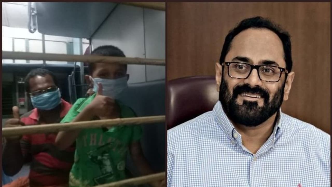 അതിഥി തൊഴിലാളികള്ക്കായി ട്രെയിന് സര്വീസ് ആരംഭിച്ചതിനെ പ്രകീര്ത്തിച്ച് രാജീവ് ചന്ദ്രശേഖര് എംപി അതിഥി തൊഴിലാളികള്ക്കായി ട്രെയിന് സര്വീസ് ആരംഭിച്ചതിനെ പ്രകീര്ത്തിച്ച് രാജീവ് ചന്ദ്രശേഖര് എംപി