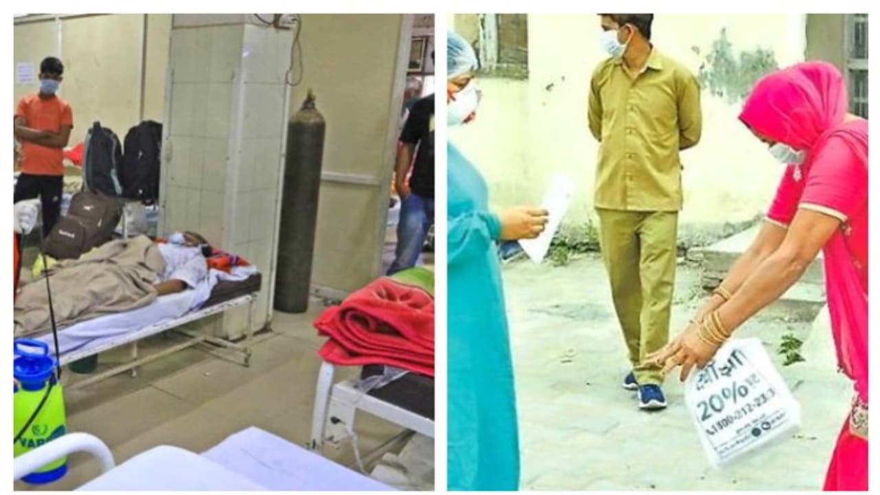 করোনাকে হারিয়ে সুস্থ হয়েছেন তিনি, এবার স্বামীর আরোগ্য চেয়ে নার্সের পায়ে পড়লেন স্ত্রী করোনাকে হারিয়ে সুস্থ হয়েছেন তিনি, এবার স্বামীর আরোগ্য চেয়ে নার্সের পায়ে পড়লেন স্ত্রী