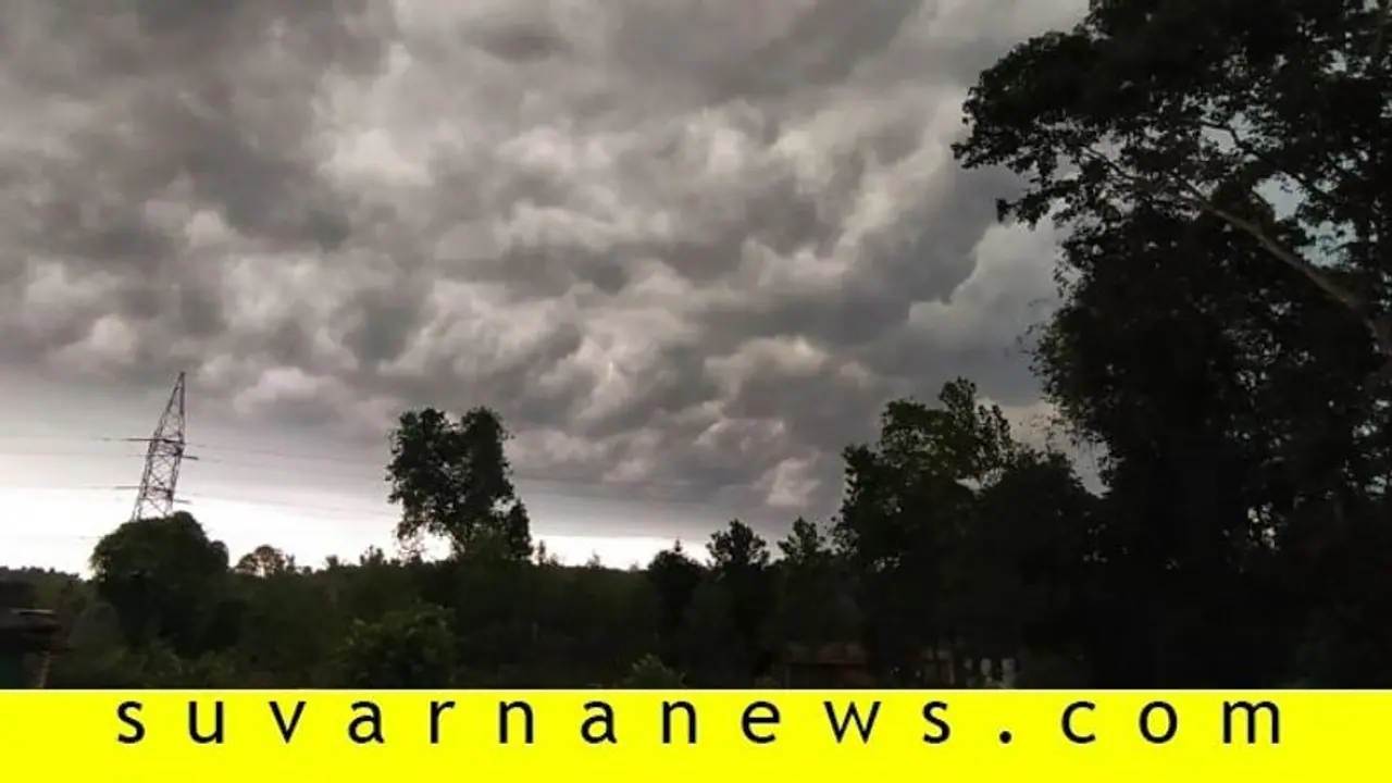 ವಾಯುಭಾರ ಕುಸಿತ: ದಕ್ಷಿಣ, ಮಲೆನಾಡಲ್ಲಿ ಭಾರೀ ಮಳೆ ಸಾಧ್ಯತೆ, ಹೈಅಲರ್ಟ್‌