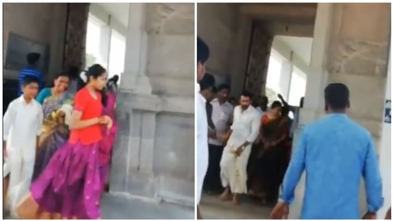 சூர்யா ஜோதிகாவின் குலதெய்வ வழிபாடு..! பட்டு பாவாடையில் மகள்... வேஷ்டி சட்டையில் மகன்! வைரலாகும் வீடியோ! சூர்யா ஜோதிகாவின் குலதெய்வ வழிபாடு..! பட்டு பாவாடையில் மகள்... வேஷ்டி சட்டையில் மகன்! வைரலாகும் வீடியோ!