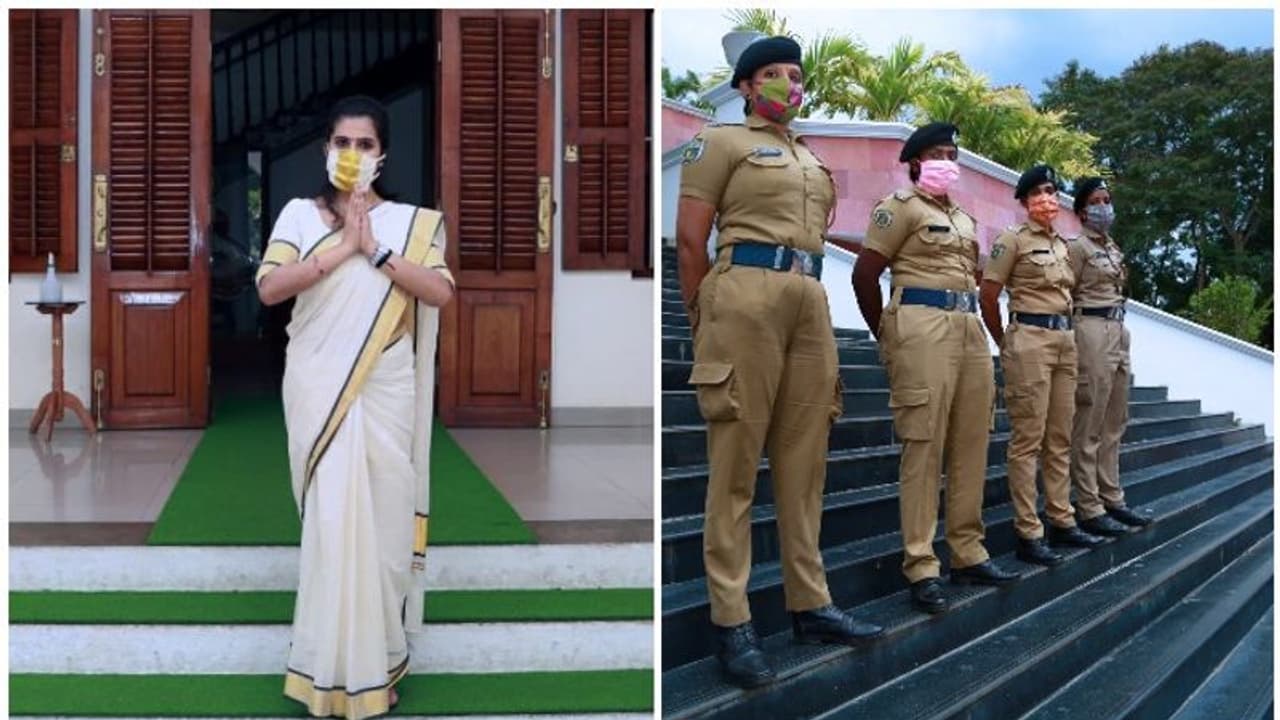 മാസ്ക് ചലഞ്ചുമായി കേരളാ പൊലീസ്; ഫാഷൻ മാസ്കുകൾക്ക് സമ്മാനം; തരംഗമായി കസവ് മാസ്ക് മാസ്ക് ചലഞ്ചുമായി കേരളാ പൊലീസ്; ഫാഷൻ മാസ്കുകൾക്ക് സമ്മാനം; തരംഗമായി കസവ് മാസ്ക്