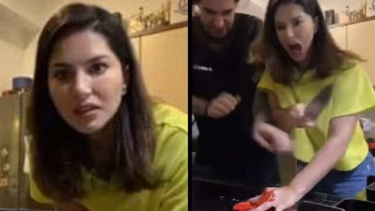 സണ്ണിയുടെ കൈവിരല് മുറിഞ്ഞോ? കരച്ചില് കേട്ടെത്തിയ ഭര്ത്താവ് കണ്ടത്... സണ്ണിയുടെ കൈവിരല് മുറിഞ്ഞോ? കരച്ചില് കേട്ടെത്തിയ ഭര്ത്താവ് കണ്ടത്...