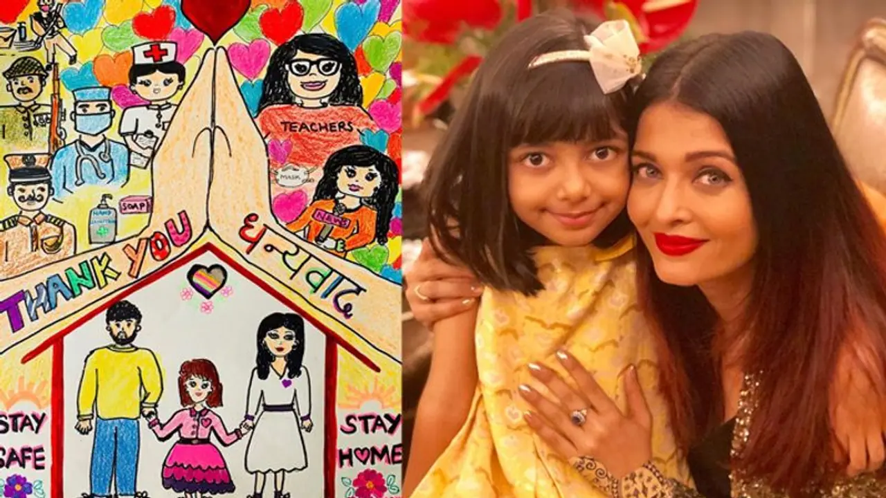 করোনা যুদ্ধে সামিল ৮ বছরের আরাধ্যাও, পরিস্থিতি মোকাবিলার বার্তা মিলল ছবিতেই করোনা যুদ্ধে সামিল ৮ বছরের আরাধ্যাও, পরিস্থিতি মোকাবিলার বার্তা মিলল ছবিতেই