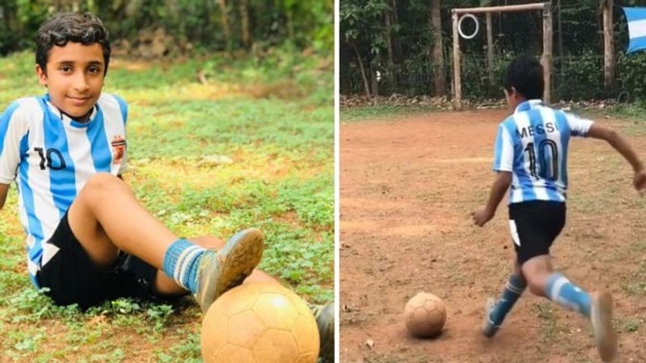 മെസി കാണണ്ട, എടുത്തോണ്ട് പോവും ബാഴ്സയിലേക്ക്; അത്രയ്ക്കുണ്ട് പന്ത്രണ്ടുകാരന്റെ അത്ഭുത ഫ്രീകിക്കില് വീഡിയോ മെസി കാണണ്ട, എടുത്തോണ്ട് പോവും ബാഴ്സയിലേക്ക്; അത്രയ്ക്കുണ്ട് പന്ത്രണ്ടുകാരന്റെ അത്ഭുത ഫ്രീകിക്കില് വീഡിയോ