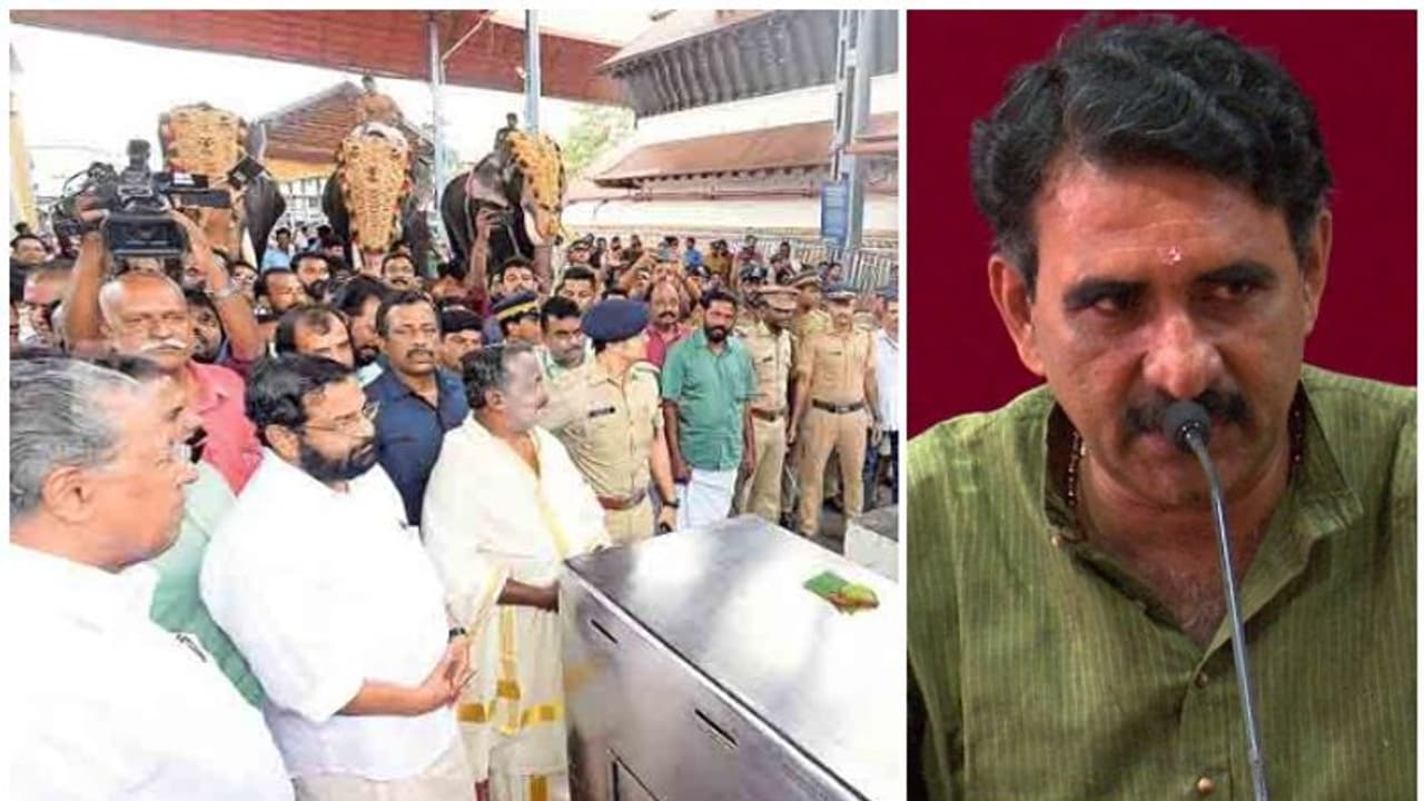 കൈ കൂപ്പാന് തയ്യാറല്ലാത്ത മുഖ്യമന്ത്രി ഗുരുവായൂര് ക്ഷേത്ര ഫണ്ടിന് കൈനീട്ടുന്നത് അപലപനീയമെന്ന് ബിജെപി നേതാവ് കൈ കൂപ്പാന് തയ്യാറല്ലാത്ത മുഖ്യമന്ത്രി ഗുരുവായൂര് ക്ഷേത്ര ഫണ്ടിന് കൈനീട്ടുന്നത് അപലപനീയമെന്ന് ബിജെപി നേതാവ്