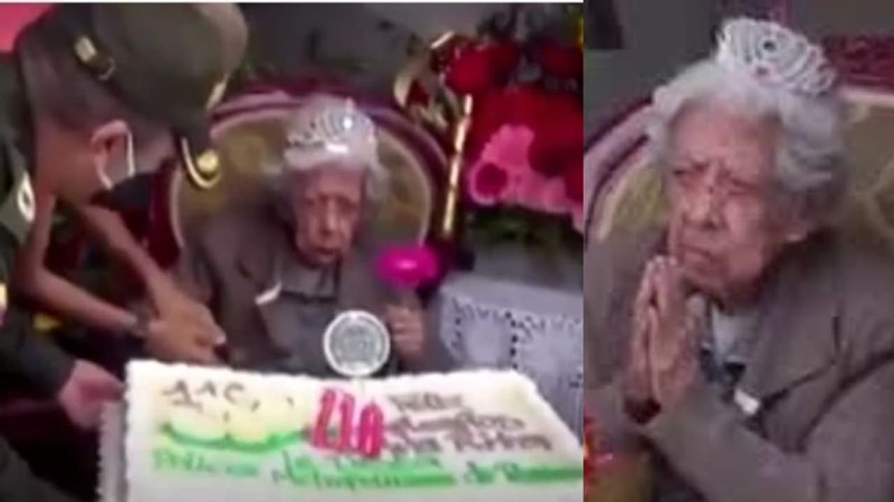 ലോക്ക്ഡൗണിൽ മുത്തശ്ശിയുടെ 110 ാം പിറന്നാൾ ആഘോഷമാക്കി പൊലീസുകാർ, ലൈവ് പാട്ടും കേക്കും ഒപ്പം സമ്മാനങ്ങളും ലോക്ക്ഡൗണിൽ മുത്തശ്ശിയുടെ 110 ാം പിറന്നാൾ ആഘോഷമാക്കി പൊലീസുകാർ, ലൈവ് പാട്ടും കേക്കും ഒപ്പം സമ്മാനങ്ങളും