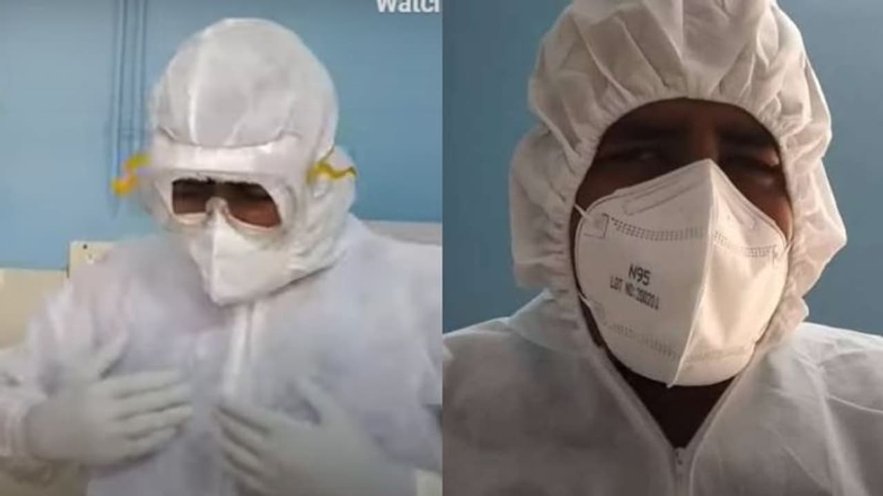 കൊവിഡ് ഐസൊലേഷന് വാര്ഡില് എങ്ങനെയാണ് പിപിഇ കിറ്റ് ധരിക്കുന്നത് ? വീഡിയോ... കൊവിഡ് ഐസൊലേഷന് വാര്ഡില് എങ്ങനെയാണ് പിപിഇ കിറ്റ് ധരിക്കുന്നത് ? വീഡിയോ...