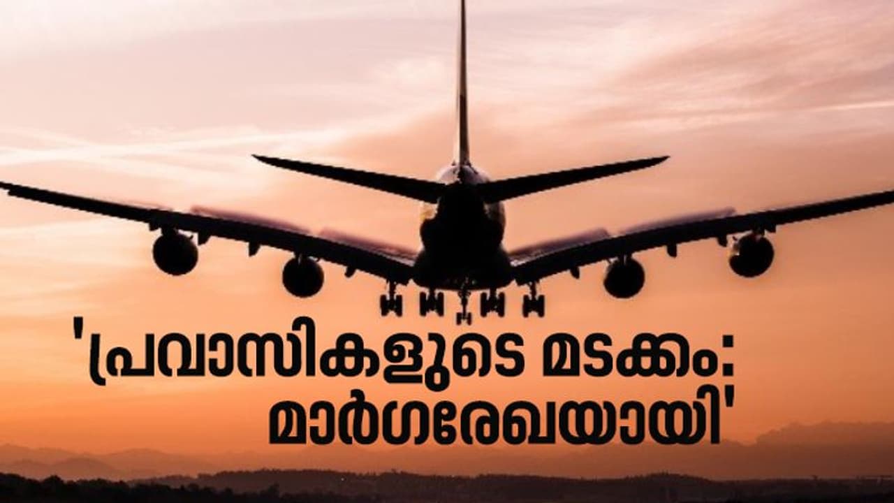 മടങ്ങിയെത്തുന്ന പ്രവാസികൾക്കായി എന്തെല്ലാം? വിശദമായ മാർഗരേഖ പുറത്തിറക്കി സർക്കാർ