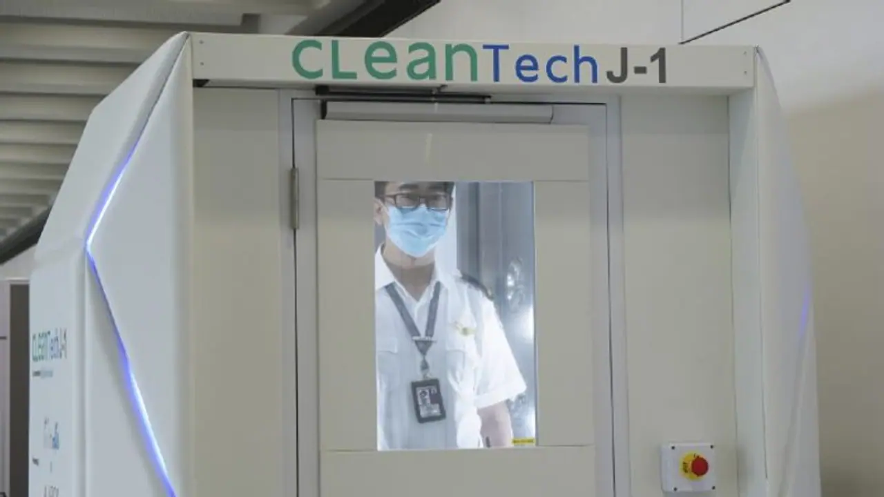 Coronavirus: Hong Kong airport trials full body disinfection booth; deploys cleaning robots to fight COVID 19