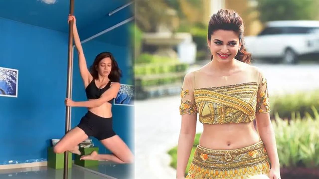 పవన్ హీరోయిన్ పోల్ డాన్స్.. హార్ట్ బీట్ అమాంతం పెంచేసింది