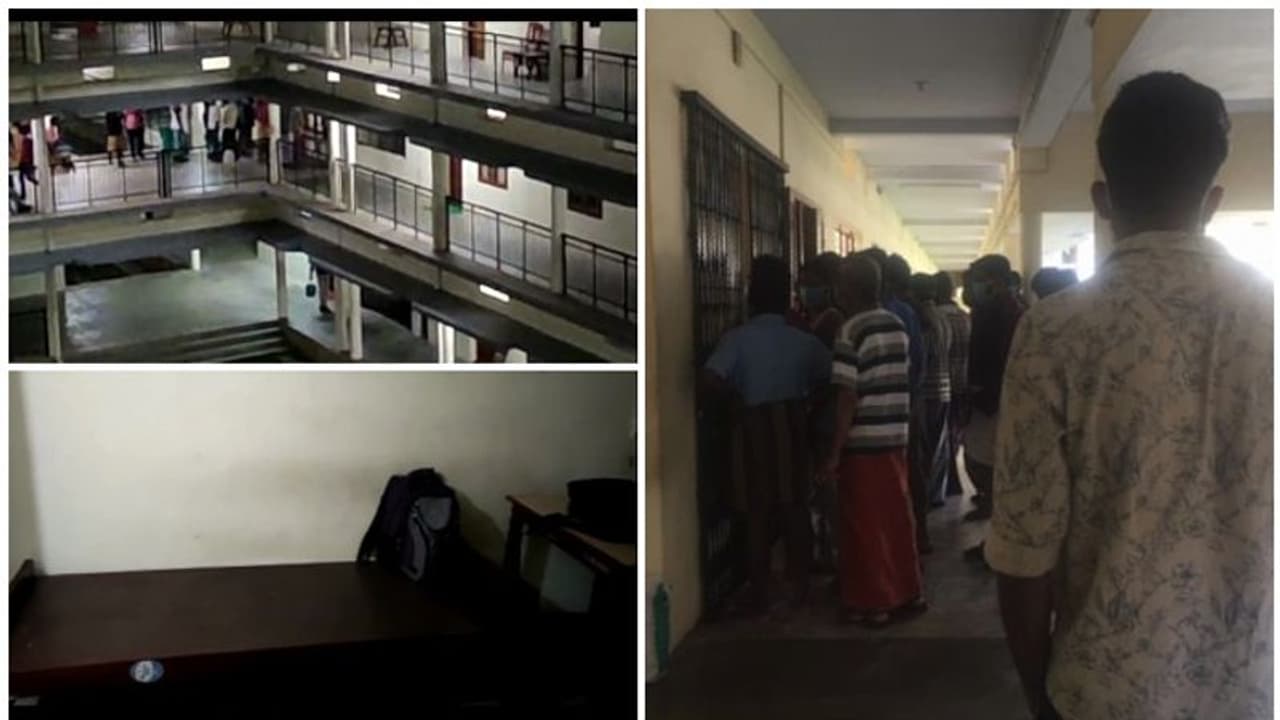 മാർ ഇവാനിയോസ് കോളേജിലെ നിരീക്ഷണകേന്ദ്രത്തിലെ അസൗകര്യം, പരിഹാരനടപടിയുമായി ജില്ലാഭരണകൂടം