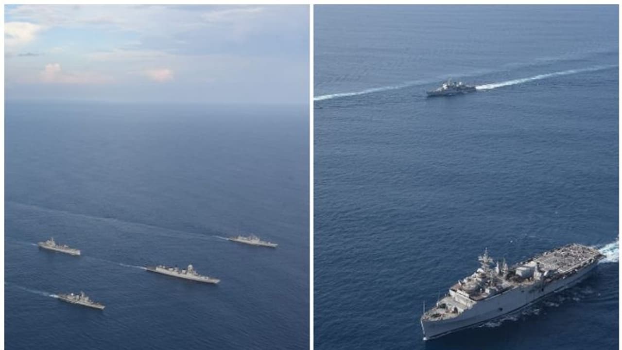 പ്രവാസികളുമായെത്തുന്ന ഐഎൻഎസ് ജലാശ്വയ്ക്ക് ഐക്യദാർഢ്യം, അകമ്പടിയായി അഞ്ച് നാവികസേന കപ്പലുകൾ പ്രവാസികളുമായെത്തുന്ന ഐഎൻഎസ് ജലാശ്വയ്ക്ക് ഐക്യദാർഢ്യം, അകമ്പടിയായി അഞ്ച് നാവികസേന കപ്പലുകൾ