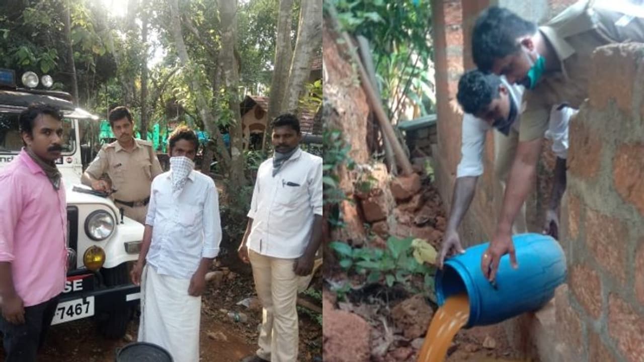 ഉള്ള്യേരിയില്‍ 20 ലിറ്റർ വാഷുമായി ഒരാൾ അറസ്റ്റിൽ