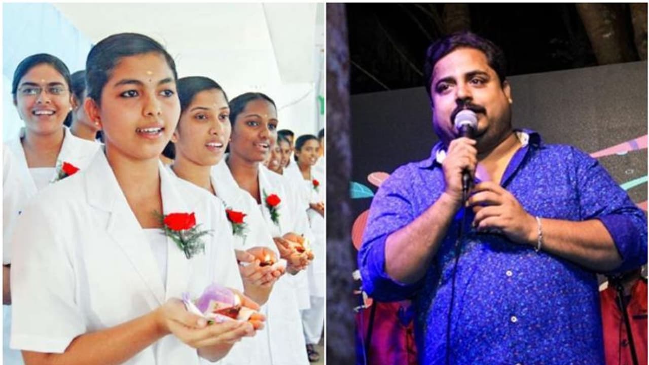 'ഈ ദൈവങ്ങളെ സീസണ് വരുമ്പോള് മാത്രം ആരാധിക്കരുത്'; നഴ്സസ് ദിനത്തില് നിര്മ്മല് പാലാഴി 'ഈ ദൈവങ്ങളെ സീസണ് വരുമ്പോള് മാത്രം ആരാധിക്കരുത്'; നഴ്സസ് ദിനത്തില് നിര്മ്മല് പാലാഴി