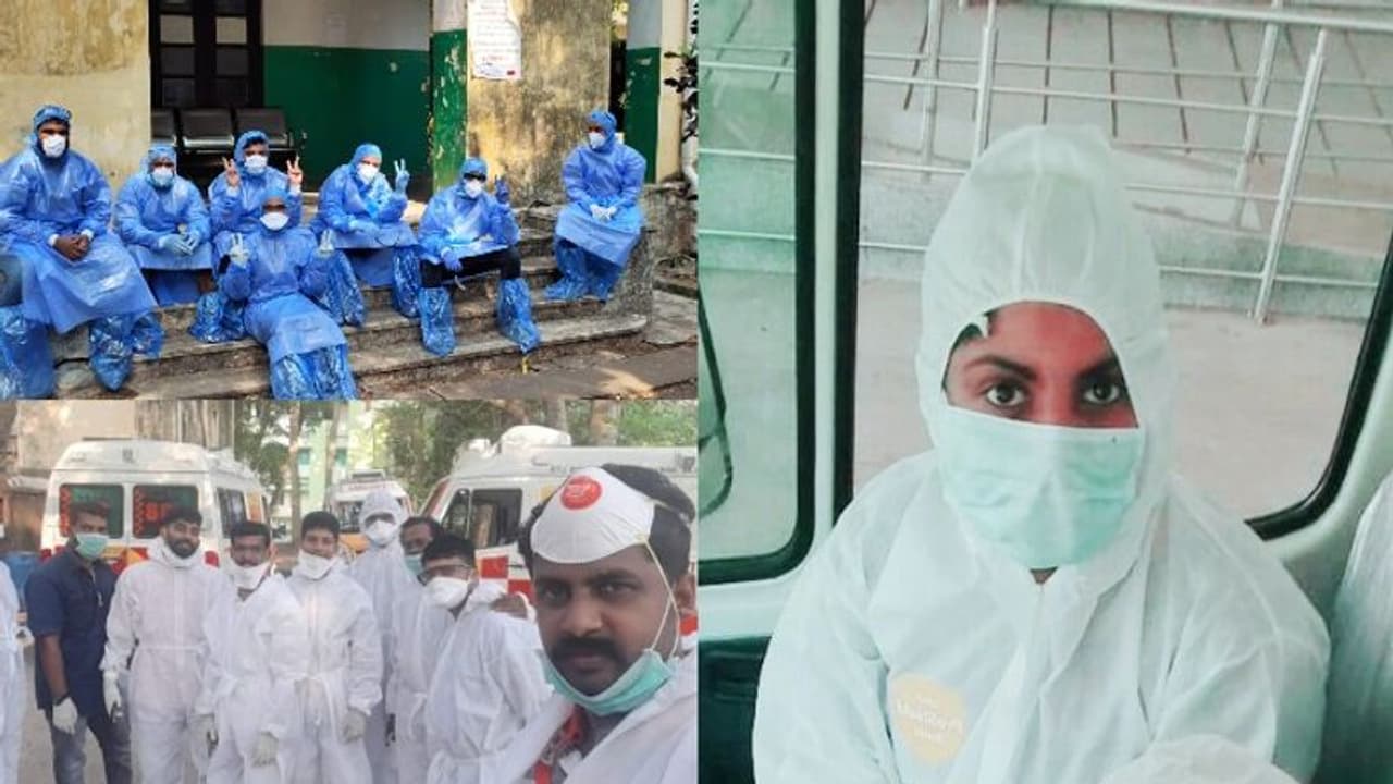 കൊവിഡിനെതിരെ കർമ്മനിരതരായി 108 ആംബുലൻസിലെ 282 നഴ്സുമാരുടെ പോരാട്ടം കൊവിഡിനെതിരെ കർമ്മനിരതരായി 108 ആംബുലൻസിലെ 282 നഴ്സുമാരുടെ പോരാട്ടം