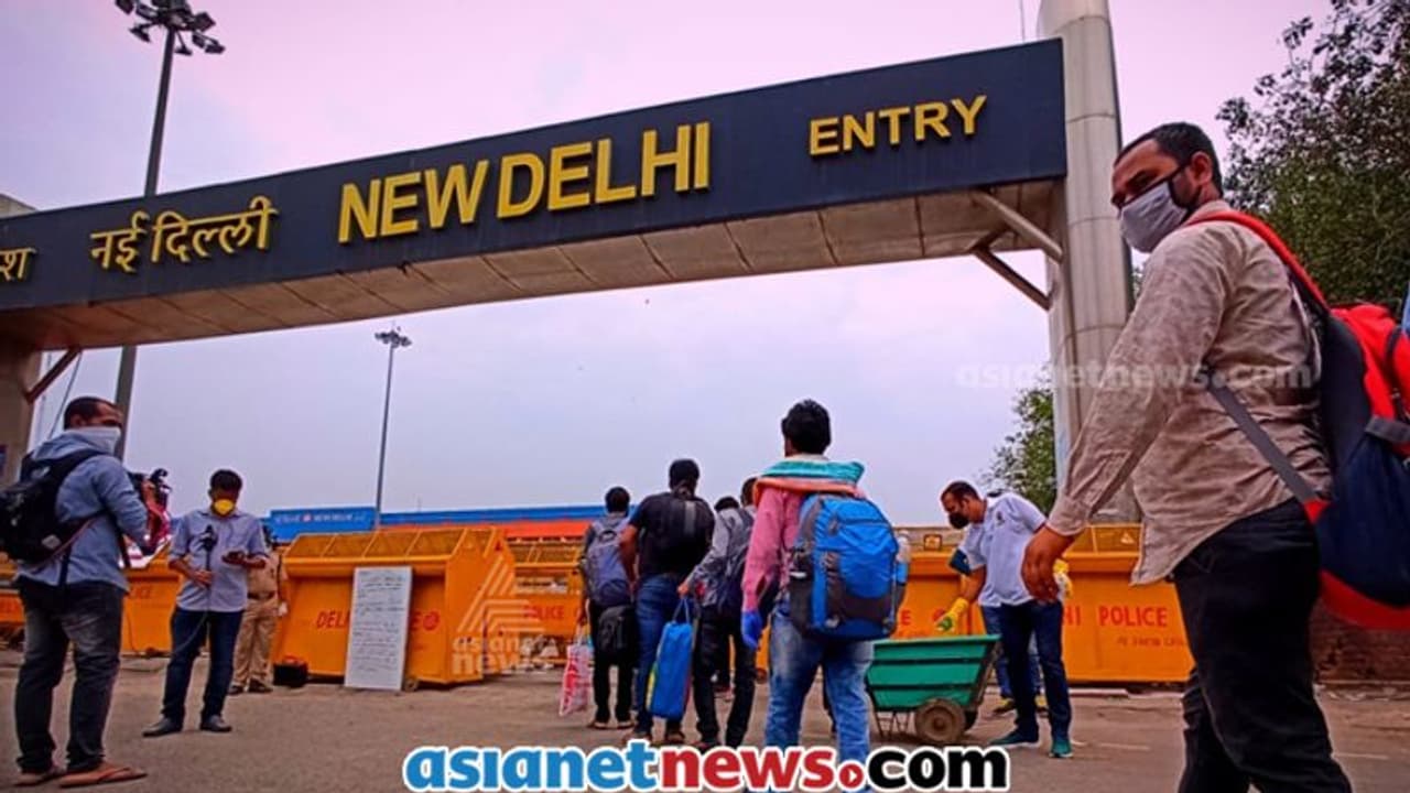 ദില്ലി തിരുവനന്തപുരം ആദ്യട്രെയിൻ പുറപ്പെട്ടു, ആശ്വാസത്തിൽ യാത്രക്കാർ ദില്ലി തിരുവനന്തപുരം ആദ്യട്രെയിൻ പുറപ്പെട്ടു, ആശ്വാസത്തിൽ യാത്രക്കാർ