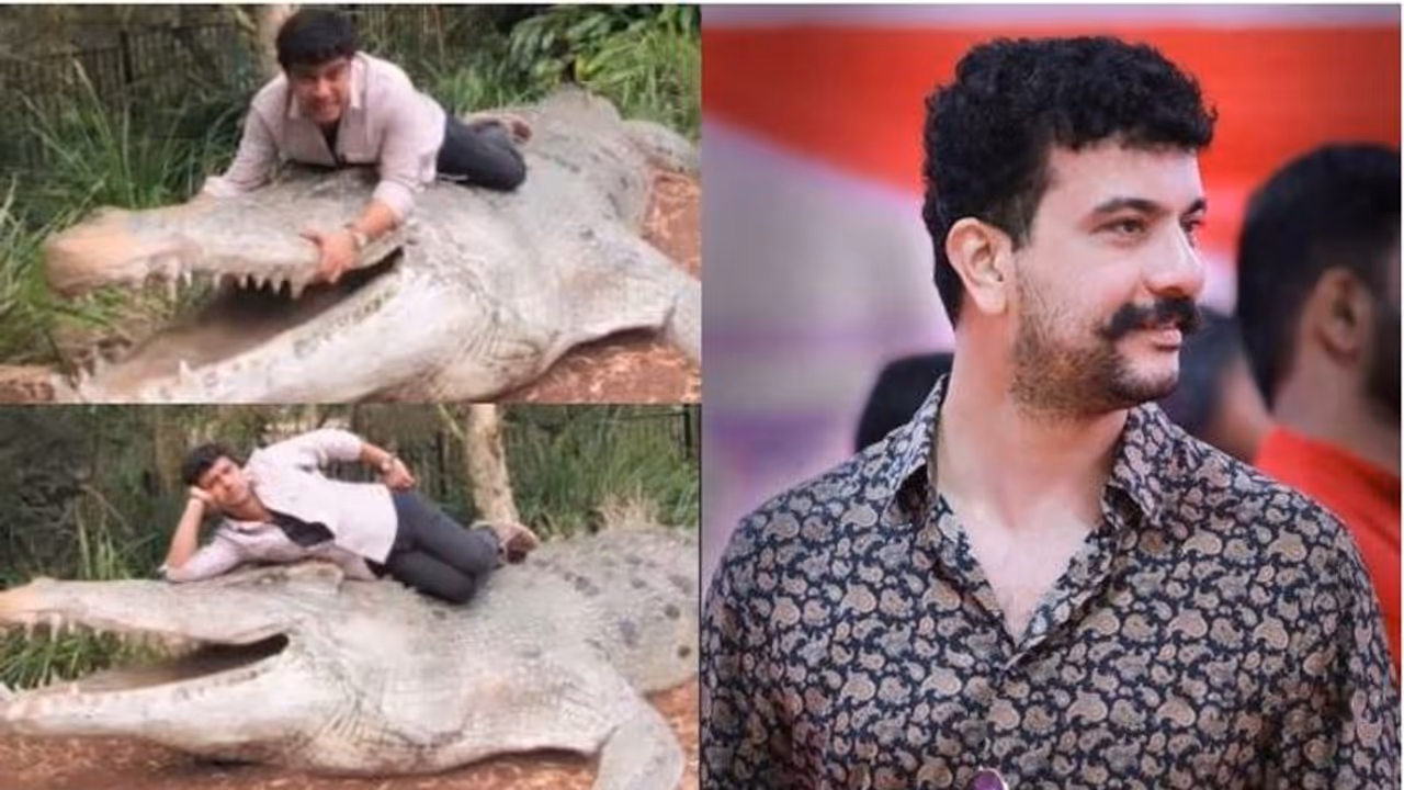 'ജോണി... കൊതിയാ, വാ പൊളിച്ചുനില്‍ക്കുന്നോ', ജോസ് പ്രകാശ് സ്റ്റൈലില്‍ മുതലയുമായി രമേഷ് പിഷാരടി