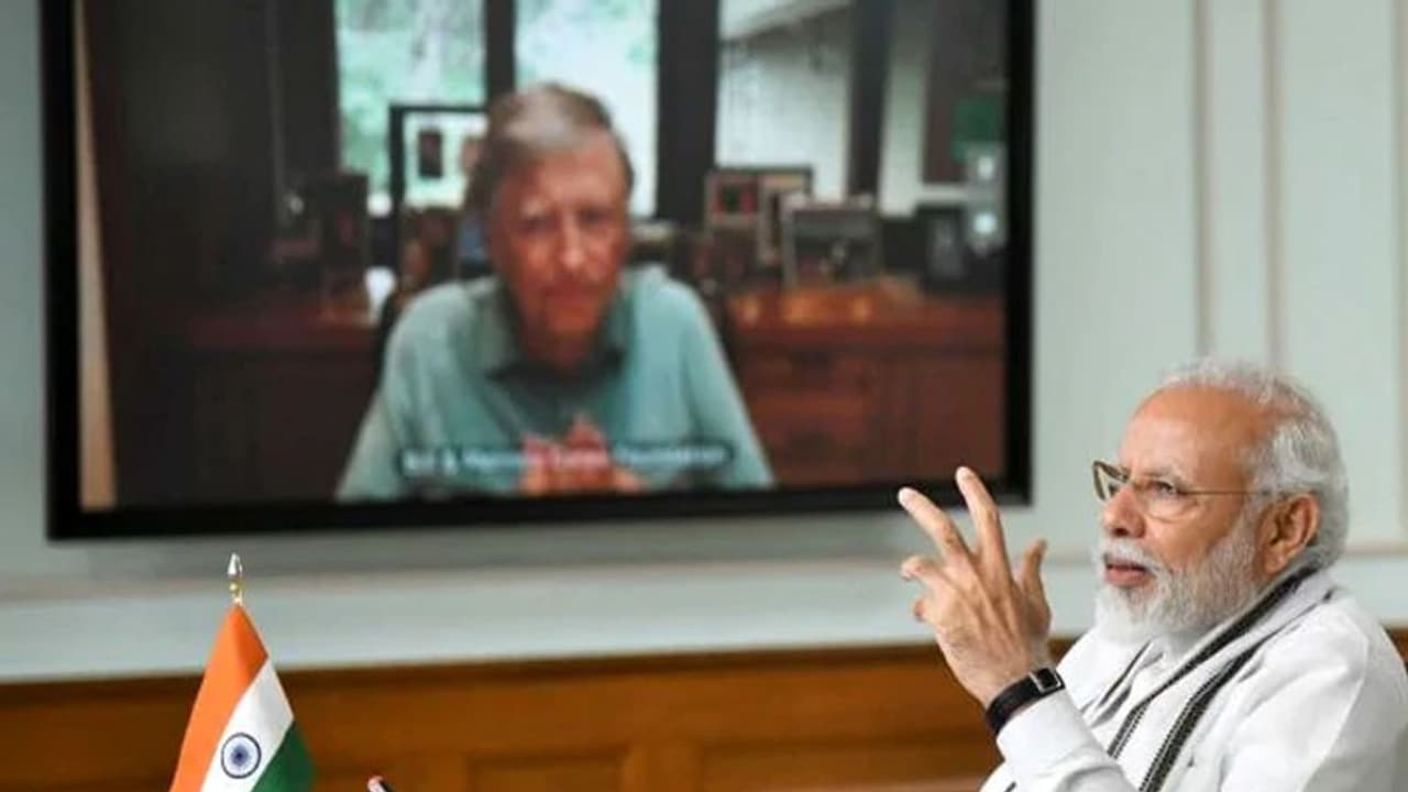 पीएम से चर्चा में बोले बिल गेट्स कोरोना से जंग में भारत की भूमिका अहम, प्रधानमंत्री ने मांगे सुझाव पीएम से चर्चा में बोले बिल गेट्स कोरोना से जंग में भारत की भूमिका अहम, प्रधानमंत्री ने मांगे सुझाव