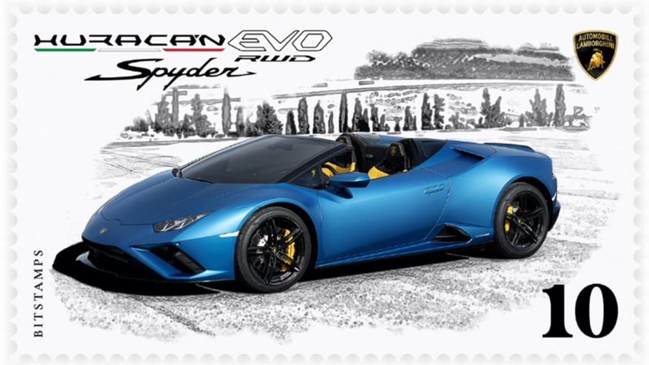 ഉറാകാൻ ഇവോ സ്പൈഡറിന്റെ ഡിജിറ്റൽ സ്റ്റാമ്പുമായി ലംബോര്‍ഗിനി