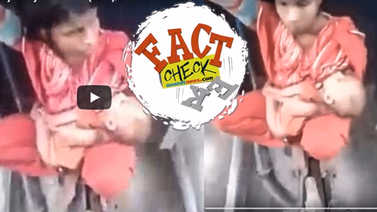 കൈക്കുഞ്ഞുമായി ബോഗികള്‍ക്ക് ഇടയില്‍ അള്ളിപ്പിടിച്ചിരുന്ന് അമ്മയുടെ സാഹസിക യാത്ര; വീഡിയോ ഇന്ത്യയിലേതോ