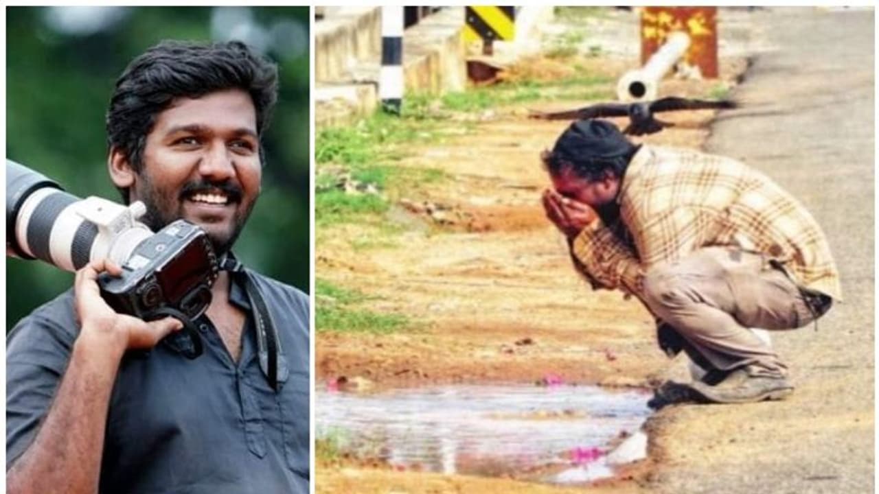 ഞെട്ടിപ്പോയി, വെള്ളം കുടിക്കുന്ന കാലത്തോളം മറക്കില്ല; വൈറലായ ആ ക്ലിക്കിനെക്കുറിച്ച് ഫോട്ടോഗ്രാഫർ ഞെട്ടിപ്പോയി, വെള്ളം കുടിക്കുന്ന കാലത്തോളം മറക്കില്ല; വൈറലായ ആ ക്ലിക്കിനെക്കുറിച്ച് ഫോട്ടോഗ്രാഫർ