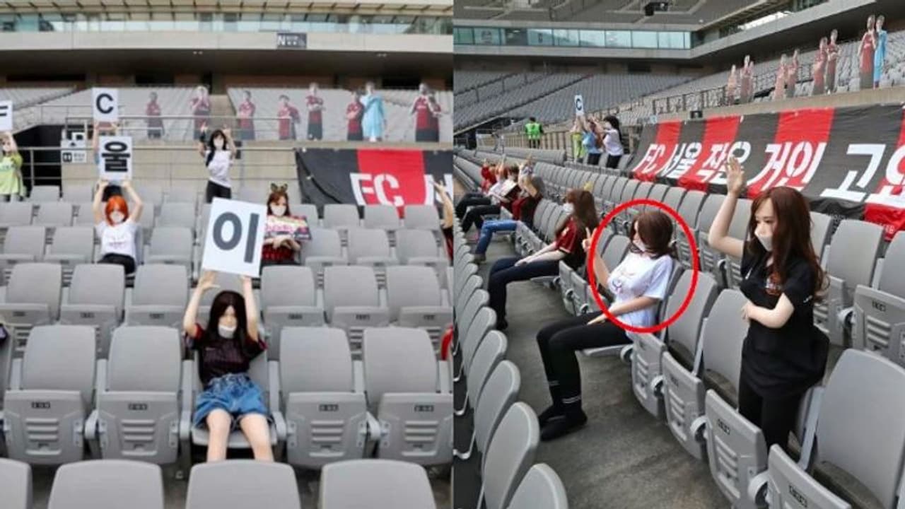 দর্শক নয় স্টেডিয়াম ভর্তি সেক্স ডলে, এমন পরিবেশে ম্যাচ খেললেন ফুটবলাররা