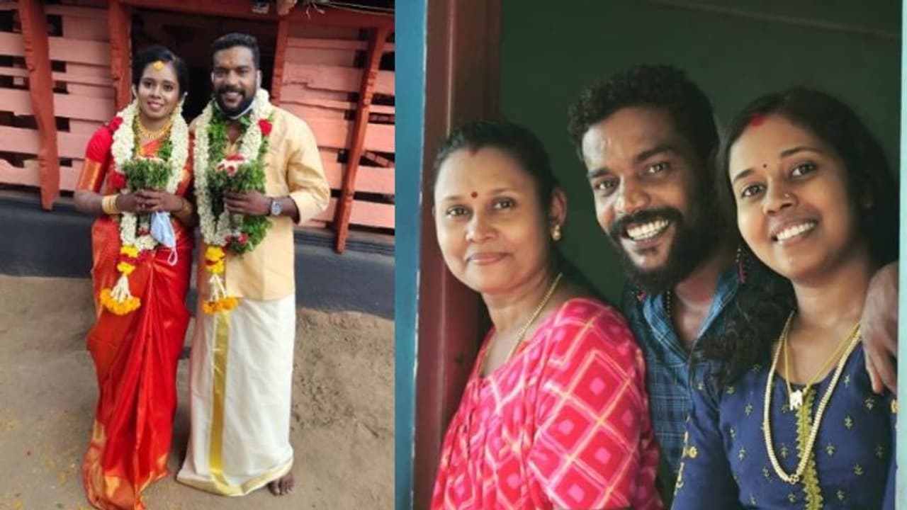 'ഞാനും എന്‍റെ ഭാര്യയും ഞങ്ങടെ അമ്മയും'; ചിത്രം പങ്കുവച്ച് മണികണ്ഠന്‍