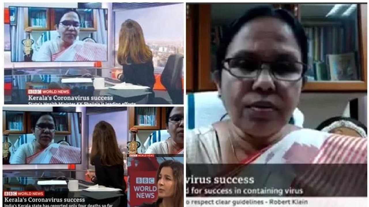 കൊവിഡ് 19 പ്രതിരോധത്തിലെ കേരളാ മോഡല്‍; ബിബിസി ചര്‍ച്ചയില്‍ താരമായി കെ കെ ശൈലജ