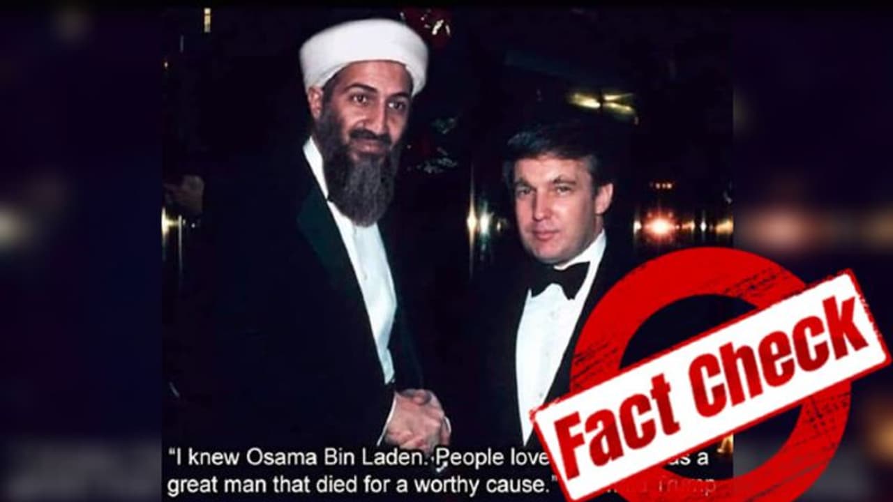 'মহান ব্যক্তি ছিলেন', ট্রাম্প লাদেনের হাত মেলানোর ভাইরাল ছবির পিছনে লুকিয়ে কোন সত্যি