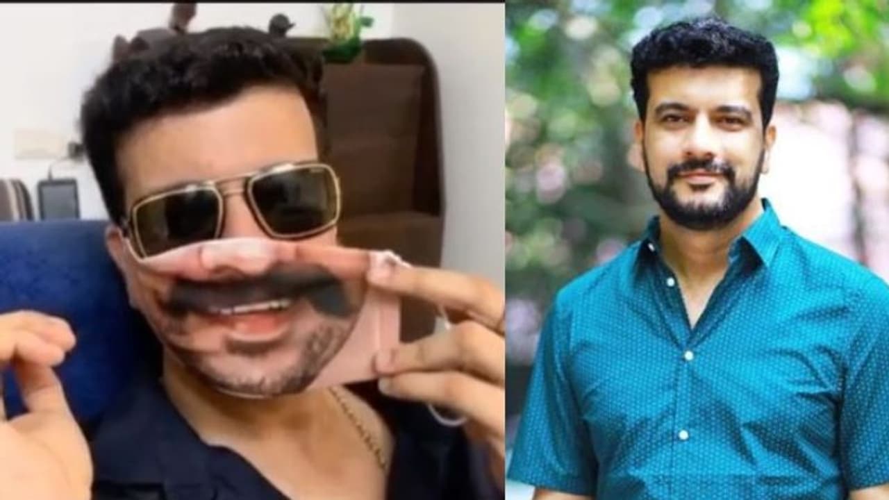 'മാസ്‌ക് കാ ബാപ്പ്'; മരണമാസ് മാസ്‌കുമായി പിഷാരടി