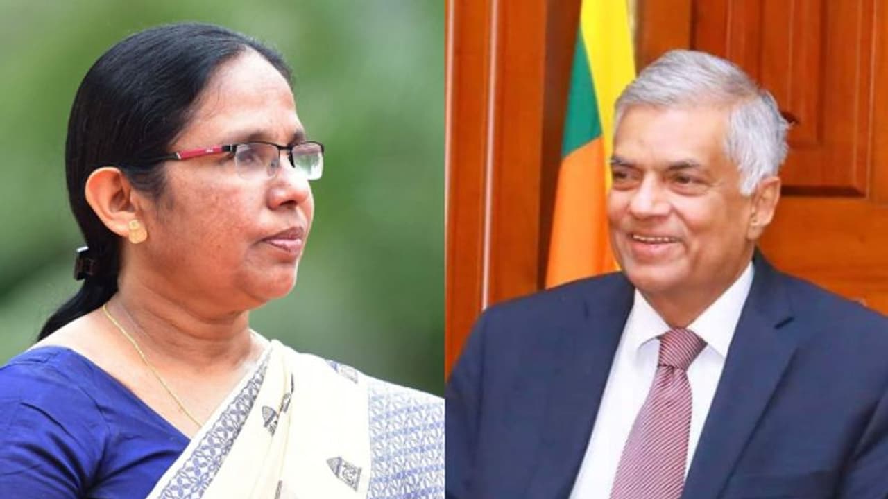 കൊവിഡ് പ്രതിരോധം; ശൈലജ ടീച്ചറെ പ്രശംസിച്ച് ശ്രീലങ്കന്‍ മുന്‍ പ്രധാനമന്ത്രി റനില്‍ വിക്രമസിംഗെ