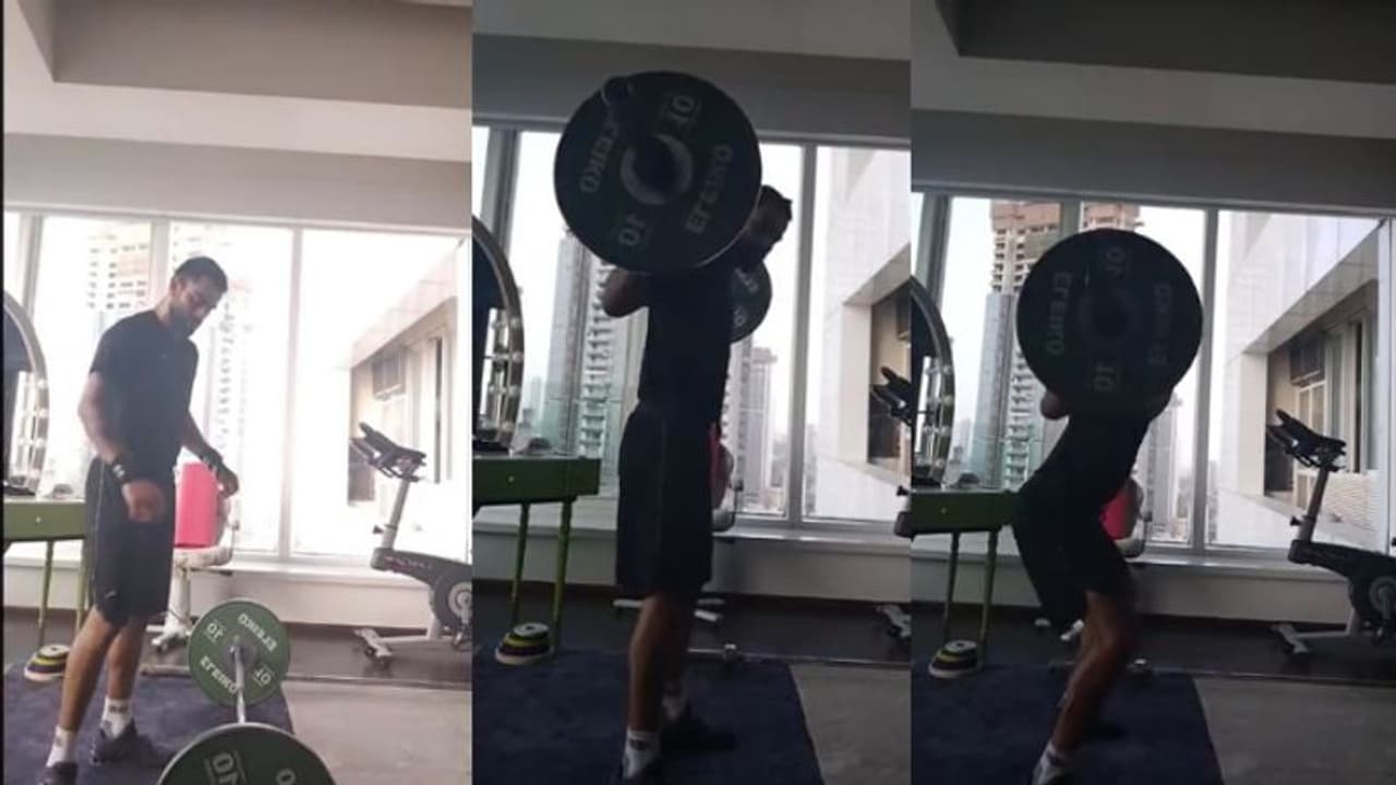 Watch: Virat Kohli shares weightlifting video amid coronavirus lockdown; cricketers, fans impressed
