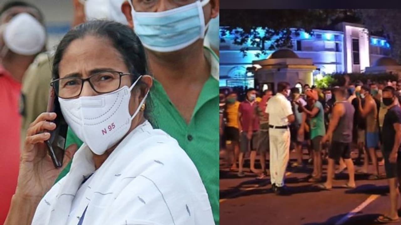 পুলিশ ট্রেনিং স্কুলে নিজে গিয়ে আশ্বস্ত করলেন মমতা, শুনলেন কলকাতা পুলিশ কর্মীদের করোনা সুরক্ষার অভিযোগ পুলিশ ট্রেনিং স্কুলে নিজে গিয়ে আশ্বস্ত করলেন মমতা, শুনলেন কলকাতা পুলিশ কর্মীদের করোনা সুরক্ষার অভিযোগ