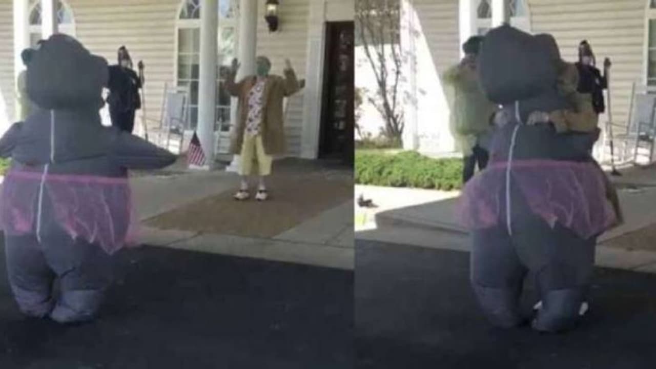 കൊറോണക്കാലത്ത് അമ്മയെ കാണാന് മകള് എത്തിയത് ഇങ്ങനെ; ഹൃദയഭേദകമായ വീഡിയോ കൊറോണക്കാലത്ത് അമ്മയെ കാണാന് മകള് എത്തിയത് ഇങ്ങനെ; ഹൃദയഭേദകമായ വീഡിയോ