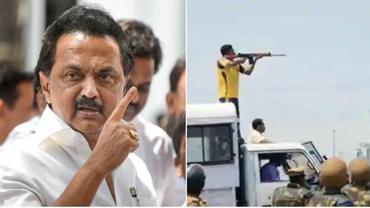 தென்பாண்டி கடலலைகள் ஓய்ந்தாலும், துப்பாக்கிச்சத்தம் ஓயவே ஓயாது..! தூத்துக்குடியை நினைவுபடுத்திய ஸ்டாலின்..! தென்பாண்டி கடலலைகள் ஓய்ந்தாலும், துப்பாக்கிச்சத்தம் ஓயவே ஓயாது..! தூத்துக்குடியை நினைவுபடுத்திய ஸ்டாலின்..!