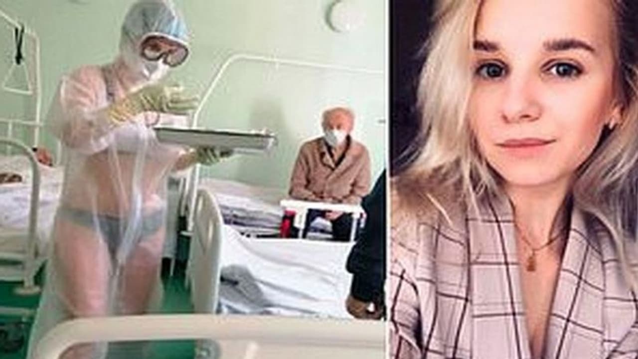 டூ பீஸ் உடை அணிந்து கொரோனா நோயாளிகளை சுண்டி இழுக்கும் இளம் நர்ஸ்.... அலைமோதும் மாடல் அழகியாகும் வாய்ப்பு .!! டூ பீஸ் உடை அணிந்து கொரோனா நோயாளிகளை சுண்டி இழுக்கும் இளம் நர்ஸ்.... அலைமோதும் மாடல் அழகியாகும் வாய்ப்பு .!!