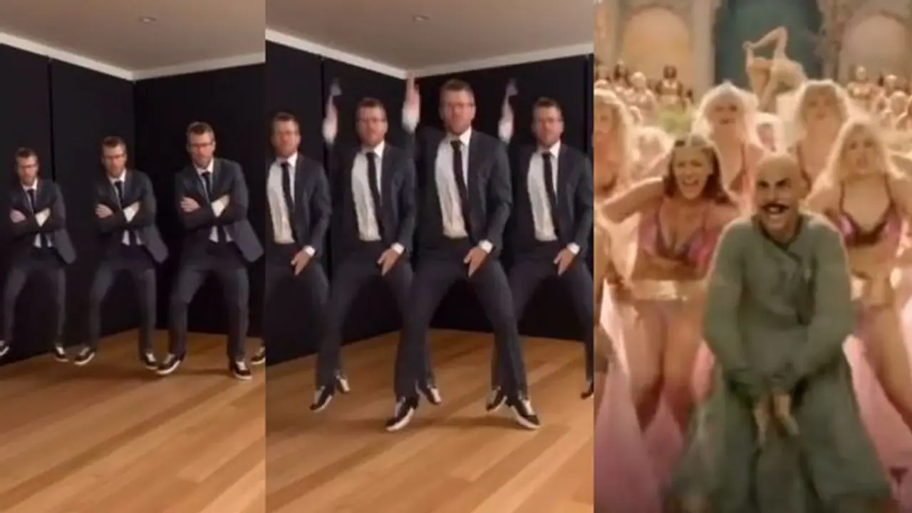 Watch: ‘5 David Warners’ dance to Akshay Kumar’s ‘Bala Shaitan Ka Saala’ song; Virat Kohli can’t stop laughing Watch: ‘5 David Warners’ dance to Akshay Kumar’s ‘Bala Shaitan Ka Saala’ song; Virat Kohli can’t stop laughing