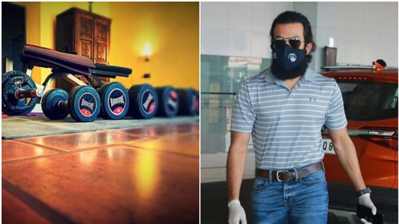 ക്വാറന്‍റൈന്‍ കേന്ദ്രത്തില്‍ മിനി ജിം! സന്തോഷം പങ്കുവച്ച് പൃഥ്വിരാജ്