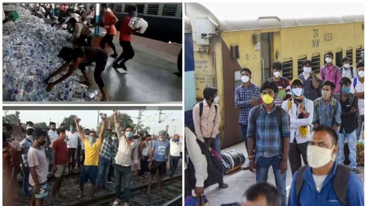 ശ്രമിക് ട്രെയിനുകളിൽ തൊഴിലാളികളുടെ ദുരിത യാത്ര, പരാതി അന്വേഷിക്കാൻ സംസ്ഥാനങ്ങൾക്ക് നിർദ്ദേശം ശ്രമിക് ട്രെയിനുകളിൽ തൊഴിലാളികളുടെ ദുരിത യാത്ര, പരാതി അന്വേഷിക്കാൻ സംസ്ഥാനങ്ങൾക്ക് നിർദ്ദേശം