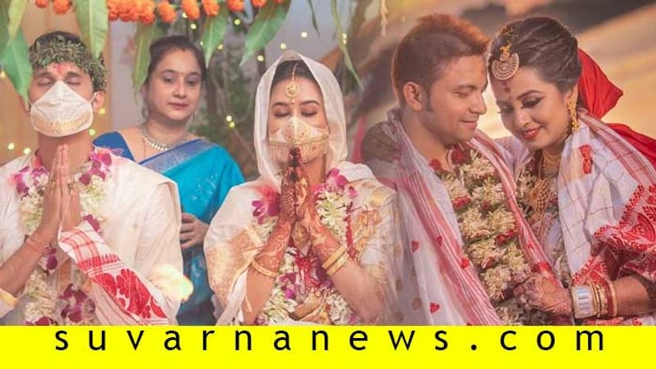 ಈ ಮದುಮಕ್ಕಳು ಧರಿಸಿದ್ದ ಮಾಸ್ಕ್ಗೆ ಸೋಶಿಯಲ್ ಮೀಡಿಯಾ ಫಿದಾ! ಈ ಮದುಮಕ್ಕಳು ಧರಿಸಿದ್ದ ಮಾಸ್ಕ್ಗೆ ಸೋಶಿಯಲ್ ಮೀಡಿಯಾ ಫಿದಾ!