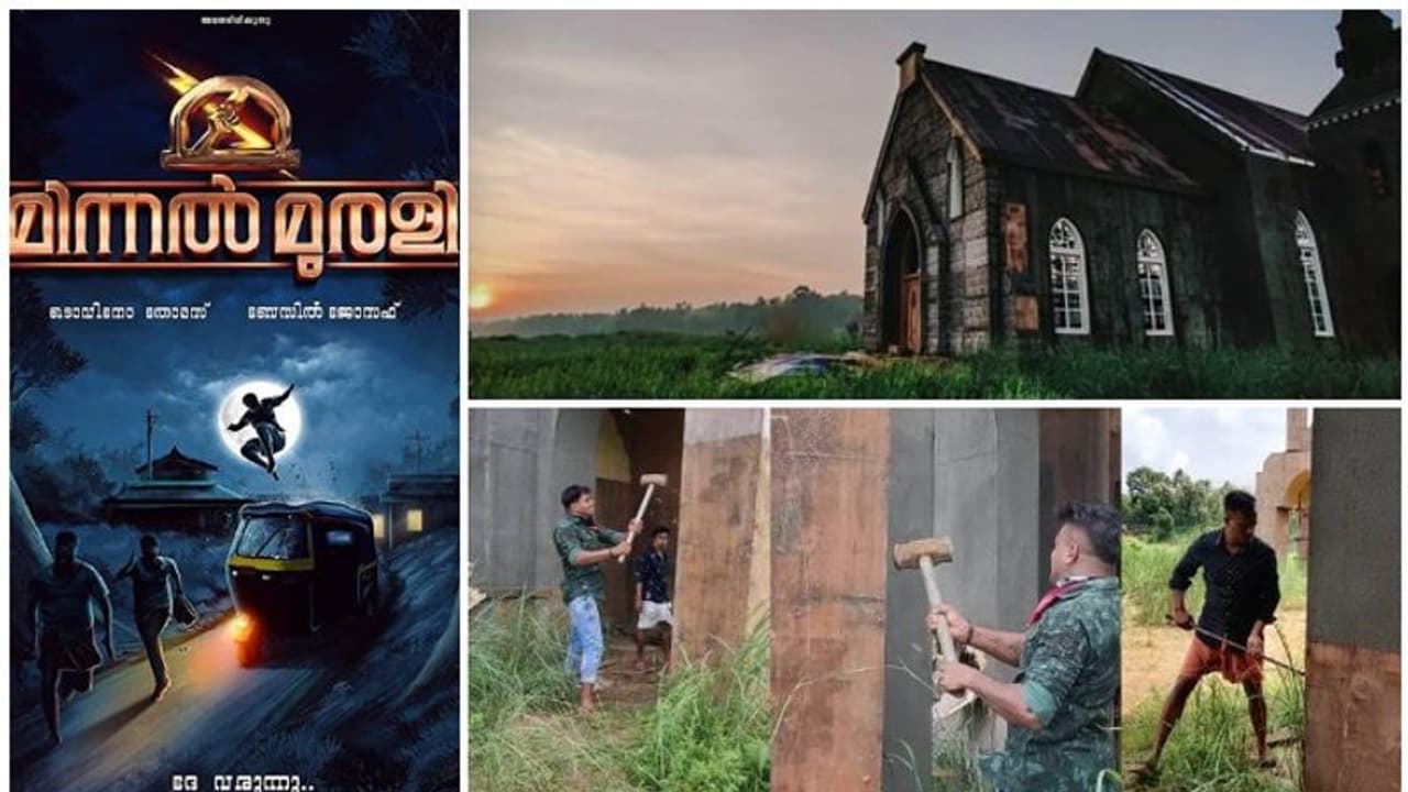 'മിന്നൽ മുരളി' സെറ്റ് പൊളിച്ചത് കുപ്രസിദ്ധ കുറ്റവാളിയും സംഘവും, നേതാവ് അറസ്റ്റിൽ