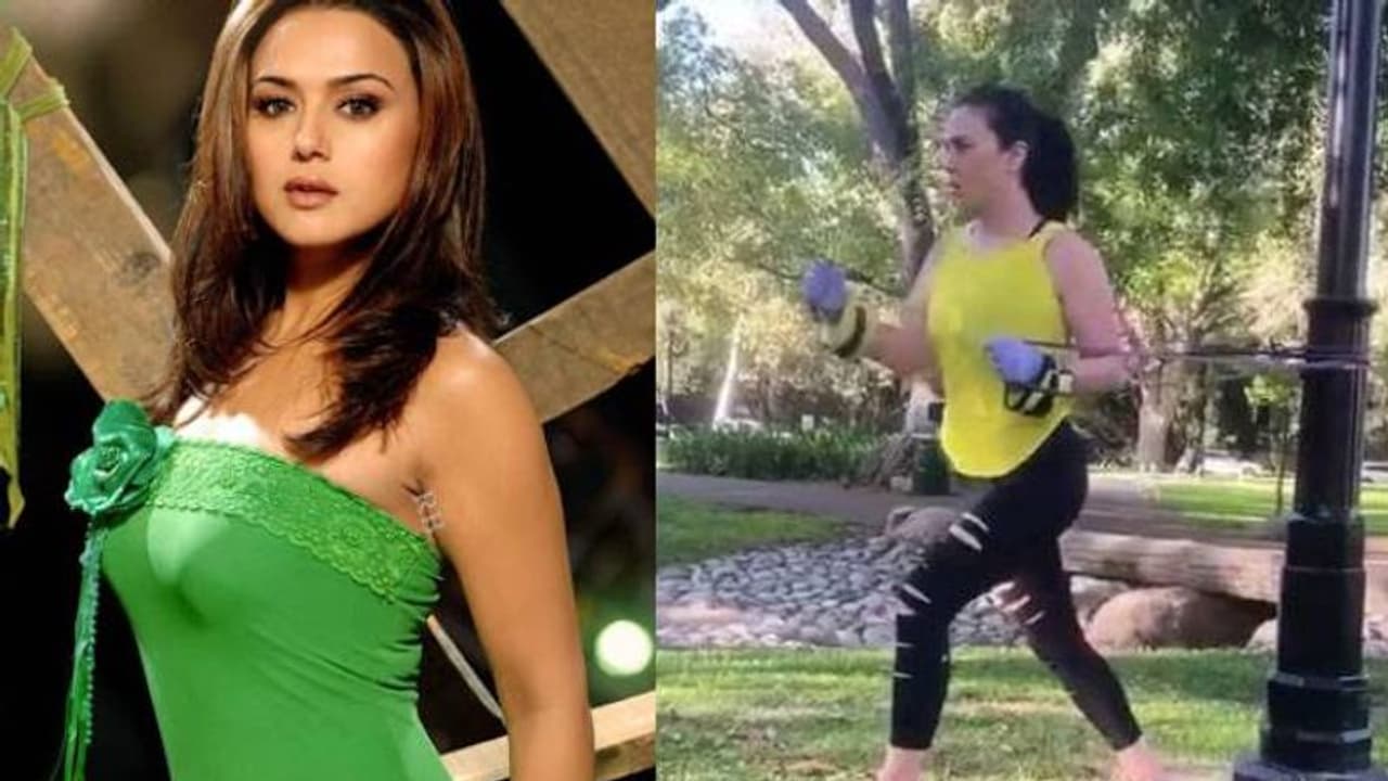 ലോക്ക്ഡൗണ് കാലത്ത് പൂന്തോട്ടത്തിലെ തൂണില് പ്രീതി സിന്റയുടെ വര്ക്കൗട്ട്; വൈറലായി വീഡിയോ ലോക്ക്ഡൗണ് കാലത്ത് പൂന്തോട്ടത്തിലെ തൂണില് പ്രീതി സിന്റയുടെ വര്ക്കൗട്ട്; വൈറലായി വീഡിയോ