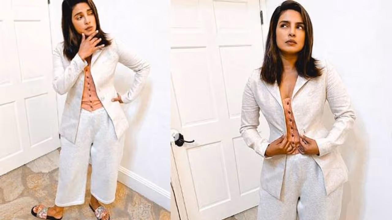 വീട്ടിലിരുന്ന് ഓഫീസ് മീറ്റിങ്ങില്‍ പങ്കെടുക്കാം നല്ല സ്റ്റൈലായി; ചിത്രം പങ്കുവച്ച് പ്രിയങ്ക ചോപ്ര